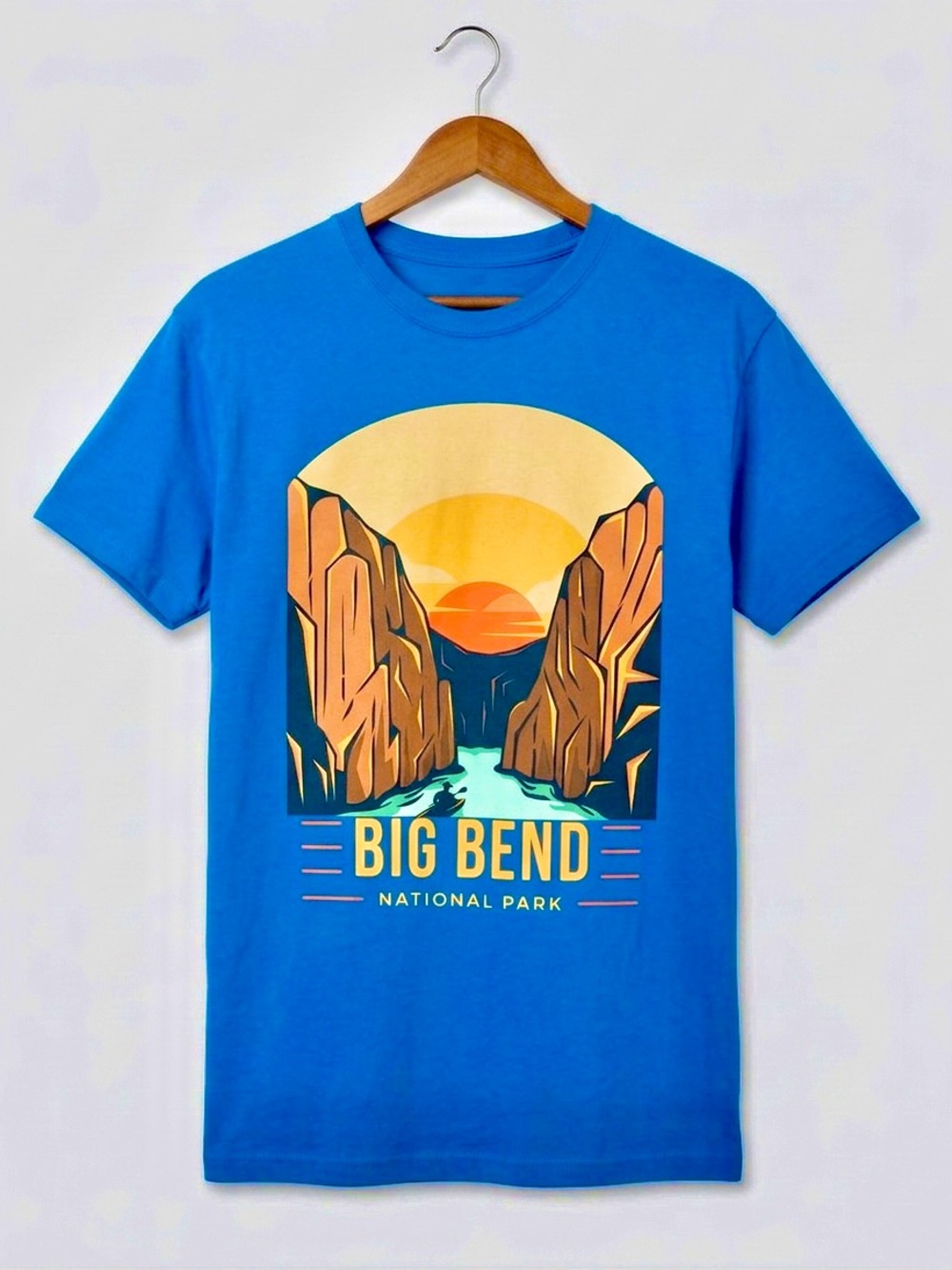 Big Bend Blue Graphic T-Shirt - Men